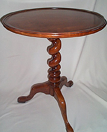 Photograph of a wine table