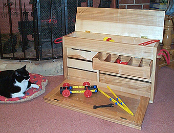 Photograph of a special toy box